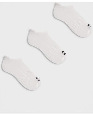 4505 Icon 3 Pack Quick Dry Sport Ankle Socks - White