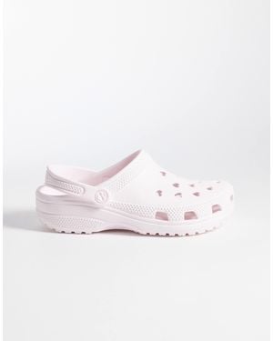 Crocs™ Classic Hearts Cut Out Clogs - White