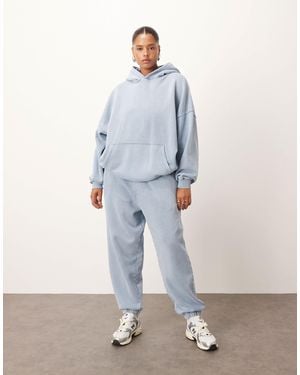 ARRANGE Curve Premium Acid Wash sweatpants - Blue