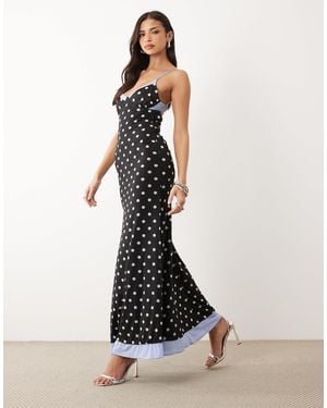 ASOS Mesh Cami Maxi Dress - White