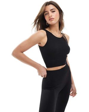ONLY Seamless Crop Top Co-Ord - Green