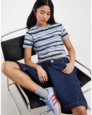 Dickies Glade Spring Striped Baby Tee - Blue