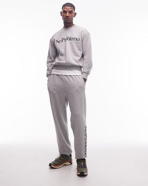 No Problemo Logo Cotton Joggers - Grey