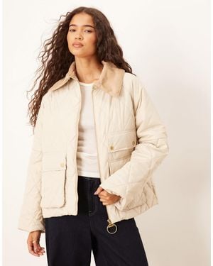 Barbour Milby Quilt Jacket - Natural