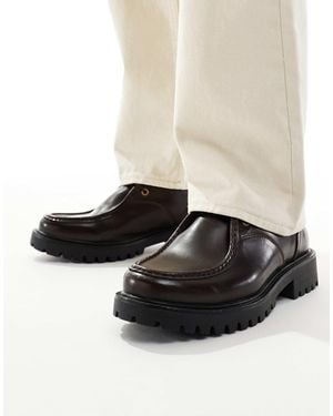 SEQWL Calvin Lace Up Chunky Shoes - Black