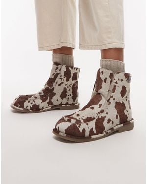 Bronx Fluffy Cosy Boot - Natural