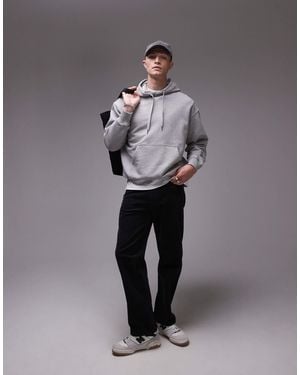 ARKET Relaxed Terry Hoodie - Gray