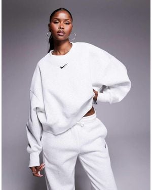 Nike Phoenix Fleece Over-oversized Sweatshirt - Grey