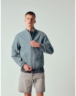 ASOS Ripstop Track Jacket - Blue