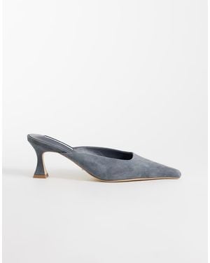 Tony Bianco Juniper Sabot Con Tacco - Blu