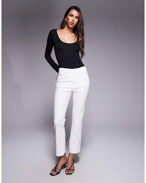 GOOD AMERICAN Good Legs Straight Jeans - Purple