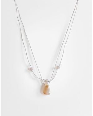 TOPSHOP Collana Ottie - Bianco