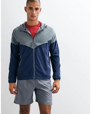 Nike Miler Dri-Fit Shorts 7 Inch Grigi - Blu