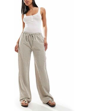 Daisy Street Pantaloni A Quadretti - Grigio