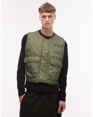 Alpha Industries Side Tie Up Gilet - Green