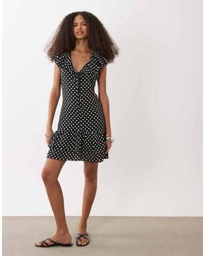 Brave Soul Tea Dress - Black