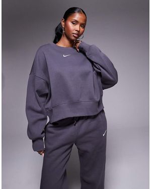 Nike Phoenix Fleece Over-oversized Sweatshirt - Purple