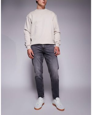 ASOS – schmal zulaufende stretch-jeans - Grau