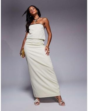 Kaiia Exclusive Maxi Skirt Co-ord - Grey