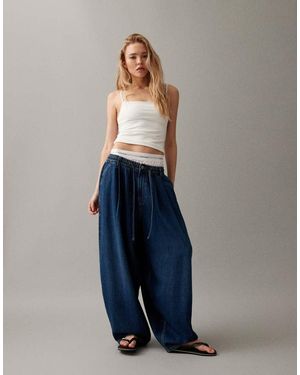 Collusion Xl Balloon Pull On Jean - Blue