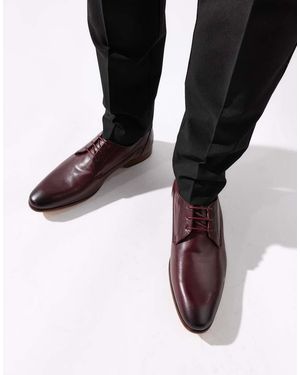 Base London Gambino Lace Up Derby Shoe - Brown