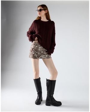 Glamorous Mini Skirt - Brown