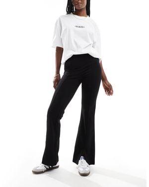 Jdy Split Hem Flare Pants - White
