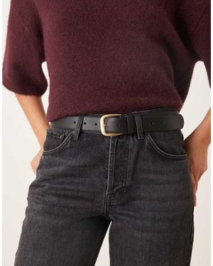 ASOS Waist And Hip Classic Jeans Belt - Purple