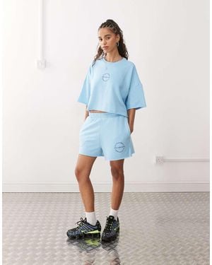 Noisy May Sweat Shorts - Blue