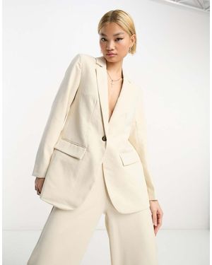 Object Tailored Blazer - Natural