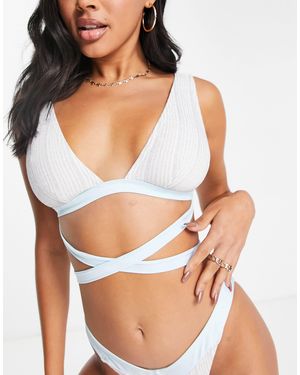 South Beach – bikinioberteil mit riemendetail - Braun