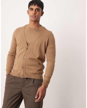 ASOS Gebreid Vest - Blauw
