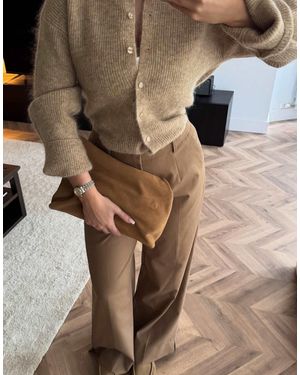 NA-KD Strick-cardigan aus mohairmix - Natur