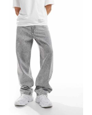 Weekday Galaxy Loose Fit Baggy Jeans - Grey