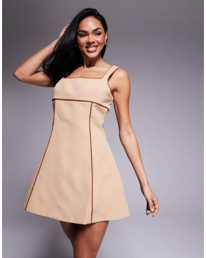 Murci – exklusives minikleid - Natur