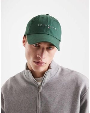 Tommy Hilfiger Linear Logo Cap - Green