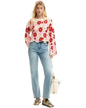 Desigual – sweatshirt - Rot