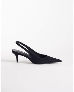 ASOS Shade Slingback Kitten Heels - Blue