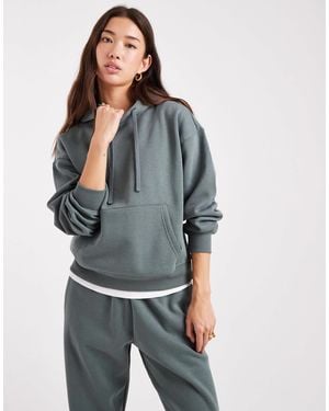 ONLY Jersey Hoodie Co-ord - Grey