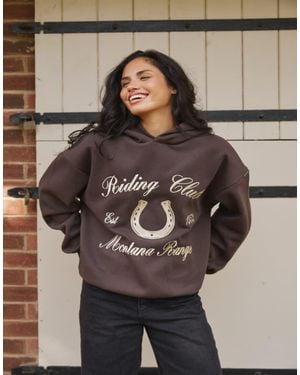 South Beach Riding Club Hoodie - Brown