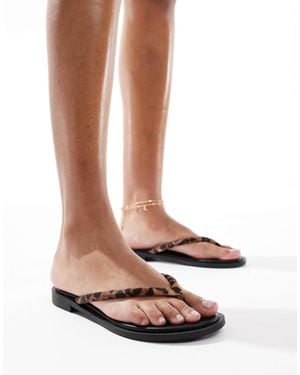 schuh Tulia Flip Flop Sandals - White