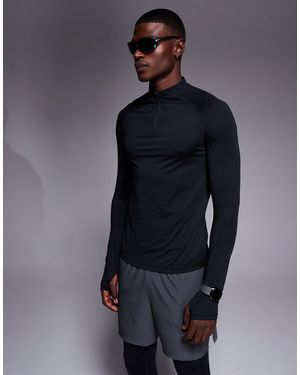 4505 – langärmliges baselayer-laufoberteil im slim-fit-design - Blau