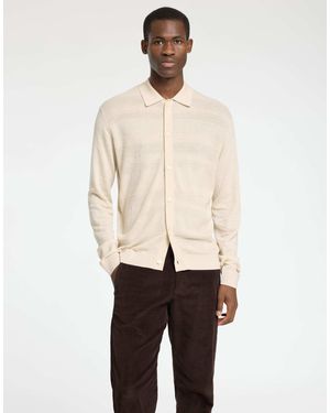 SELECTED – strickjacke - Natur