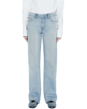 Dr. Denim Addy Mid Rise Straight Leg Jeans - Blue