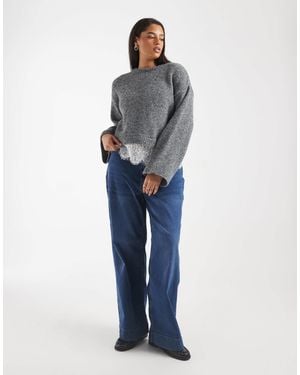 Vero Moda Stretch Straight Leg Jeans - Blue