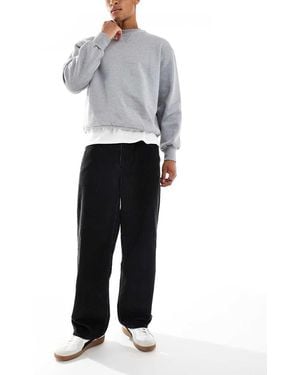Levi's 578 baggy Fit Cord 5 Pocket Trousers - Grey