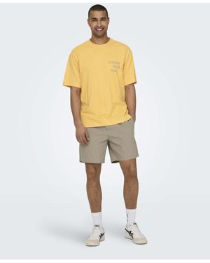 Only & Sons – shorts - Mettallic