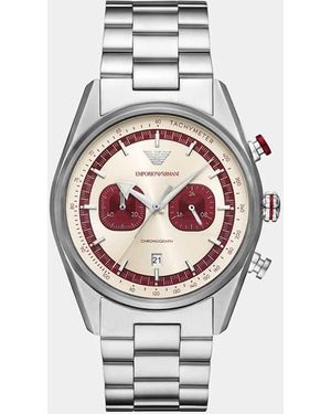 Emporio Armani Chronograph, Stainless Steel Watch, Ar11645 - White