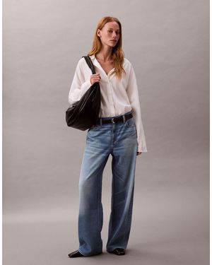 Calvin Klein – weite jeans - Blau