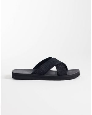 Calvin Klein Essential Cross Sandals - Blue